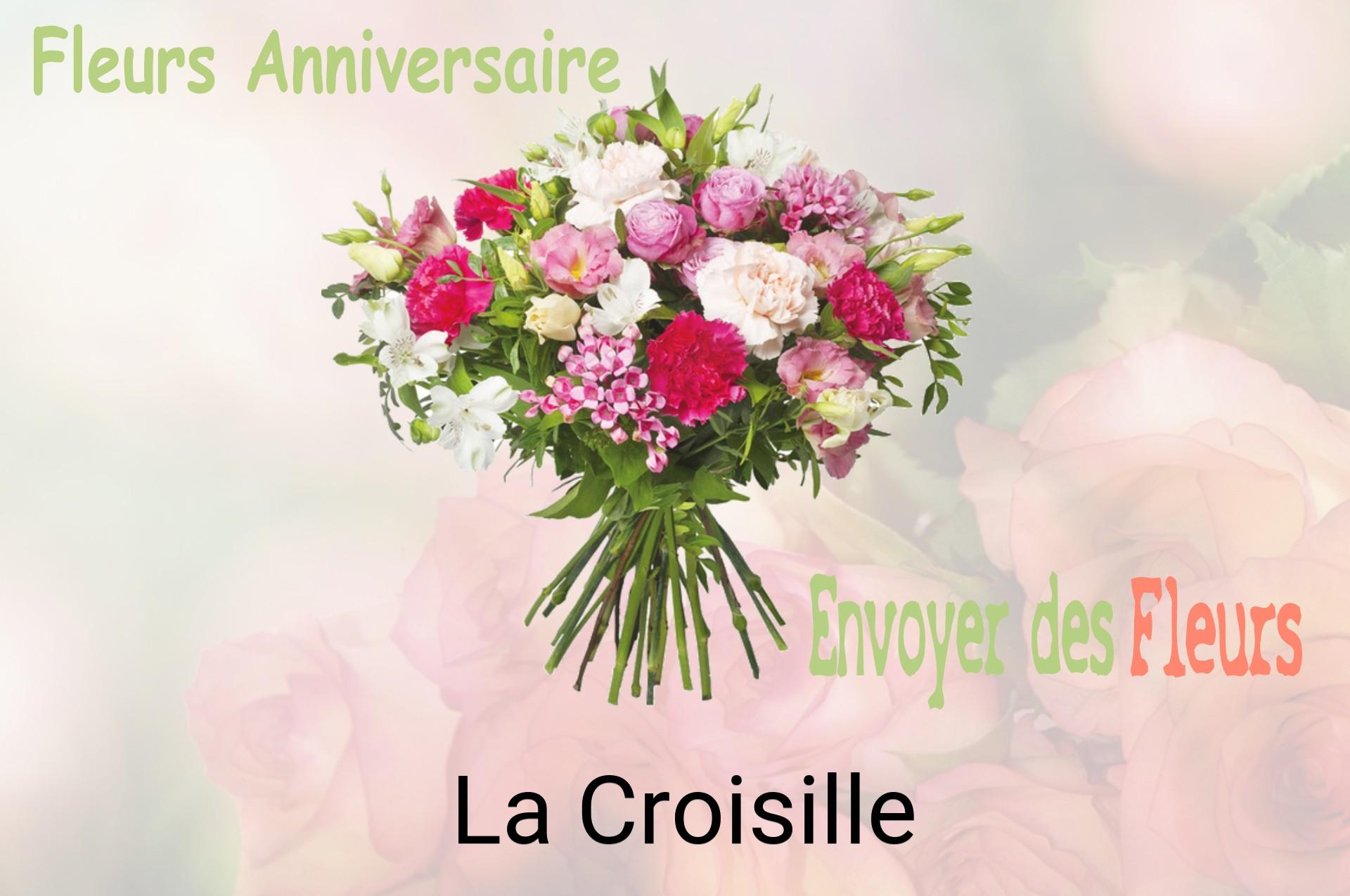 Bouquet de fleurs d’anniversaire livré à La Croisille